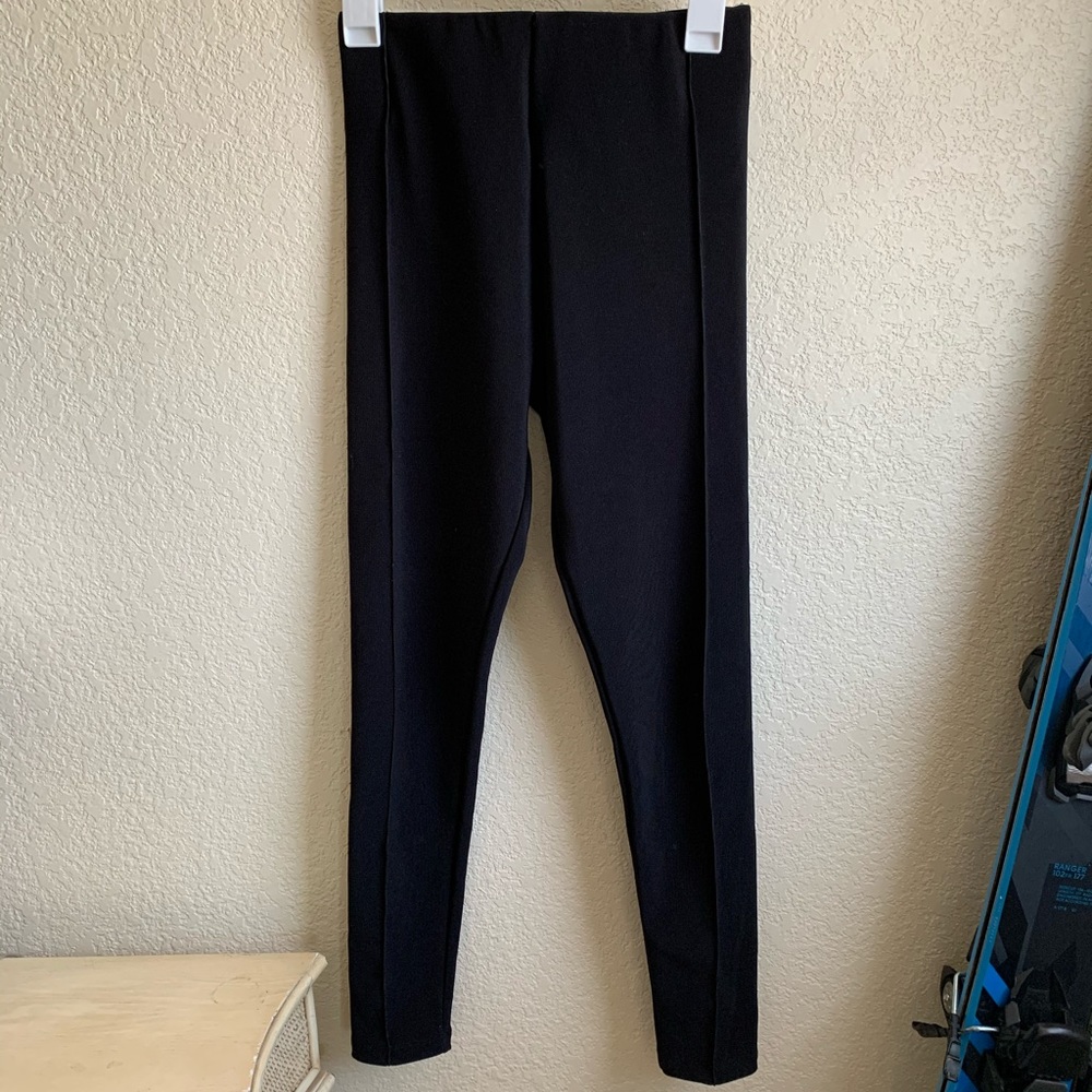 Dressy black leggings